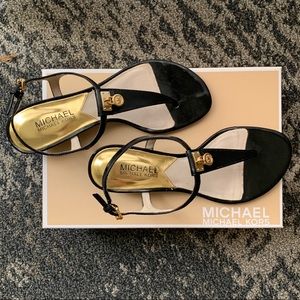 MICHAEL Michael Kors Hamilton Leather Thong Sandal